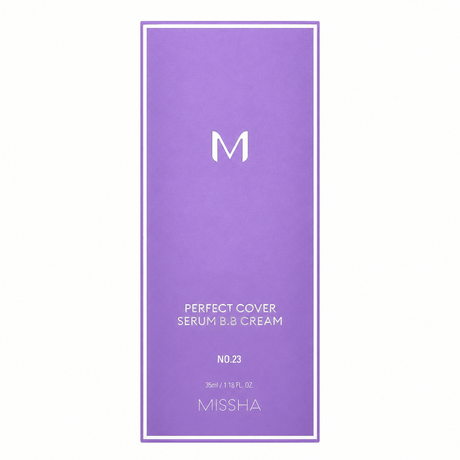 MISSHA Perfect Cover Serum BB Cream No. 23 SPF42 PA++++ | Korean Hydrating BB Cream Foundation for Natural Coverage, Even Skin Tone & Sun Protection