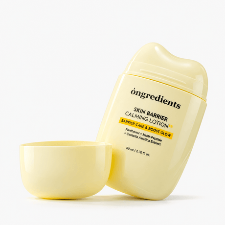 Ongredients Skin Barrier Calming Lotion EX Gua Sha Edition 80 ML | Korean Soothing & Hydrating Face Moisturizer with Gua Sha for Sensitive Skin, Redness & Skin Barrier Care