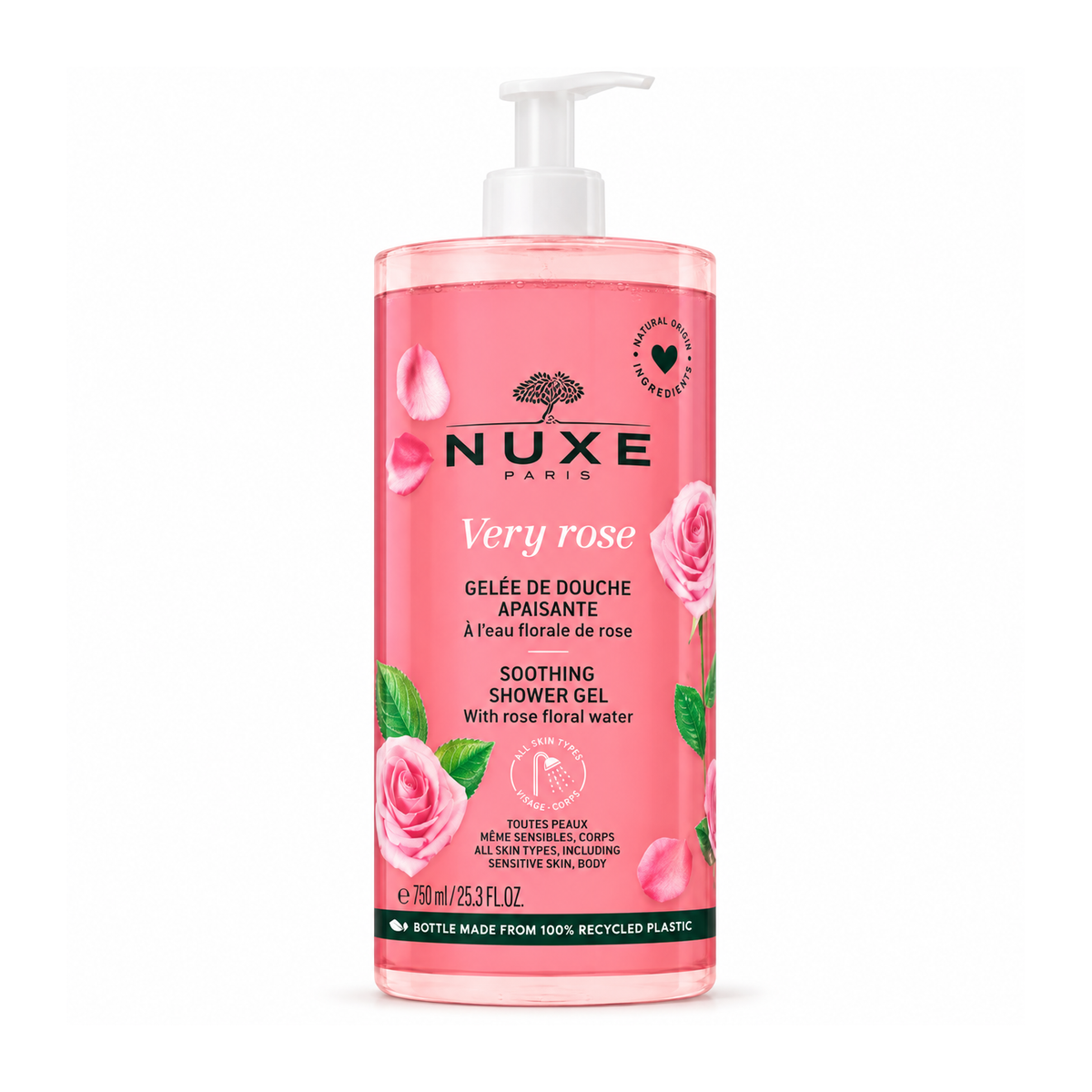NUXE Very Rose Soothing Shower Gel 750ML