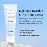 COSRX Ultra‑Light Invisible Sunscreen SPF50 50ML