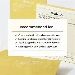 Biodance Radiant Vita Niacinamide Real Deep Mask 34g X 4