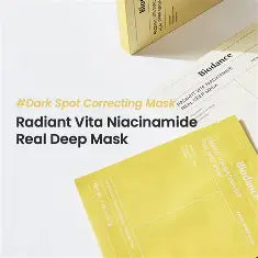 Biodance Radiant Vita Niacinamide Real Deep Mask 34g X 4