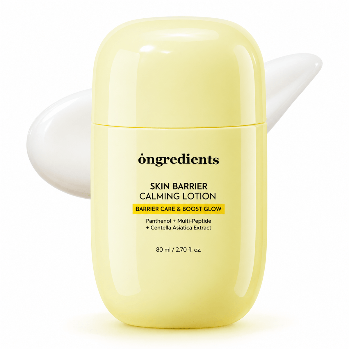Ongredients Skin Barrier Calming Lotion EX Gua Sha Edition 80 ML | Korean Soothing & Hydrating Face Moisturizer with Gua Sha for Sensitive Skin, Redness & Skin Barrier Care