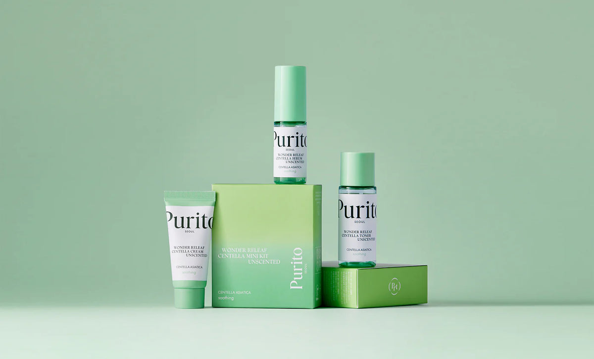Purito Seoul Wonder Releaf Centella Mini Kit Unscented
