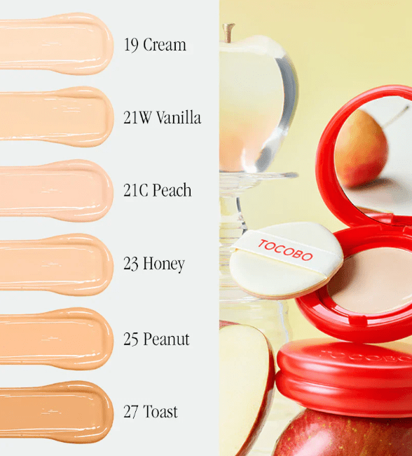 Tocobo Apple Dewy Fit Cushion in shade 15g 21W Vanilla