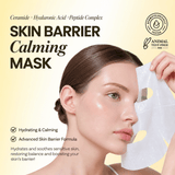 Ongredients Skin Barrier Calming Mask 27 ML × 6 EA | Korean Soothing & Hydrating Sheet Masks for Redness, Dryness, Sensitive Skin & Skin Barrier Care