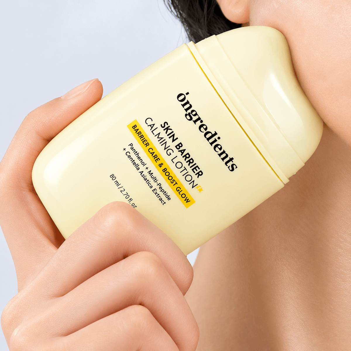 Ongredients Skin Barrier Calming Lotion EX Gua Sha Edition 80 ML | Korean Soothing & Hydrating Face Moisturizer with Gua Sha for Sensitive Skin, Redness & Skin Barrier Care