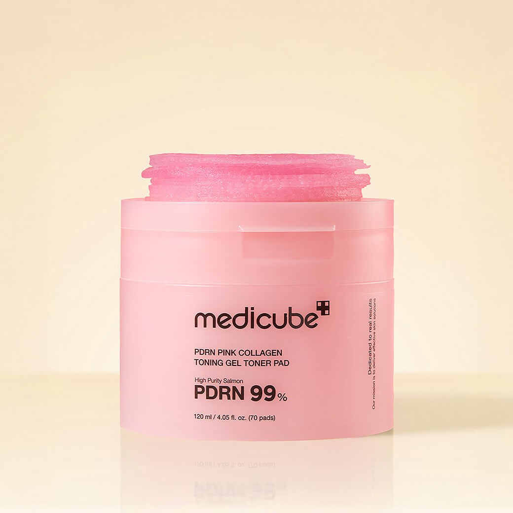 Medicube PDRN Pink Collagen Tonning Gel Toner Pad 120ml ( 70pads )