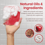 Mom’s Bath Recipe Body Peeling Pad Strong (8 Sheets) – All-in-One Bubble Body Wash & Exfoliating Scrub with Kelp & Biotics