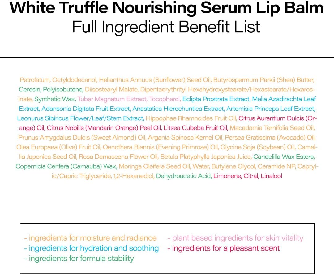 d'Alba White Truffle Lip Butter | Hydrating Vegan Lip Care