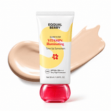 Eqqualberry Vitamin Illuminating Tone Up Sunscreen SPF50+ PA++++ 50 ML | Korean Brightening Face Sunscreen for Even Skin Tone