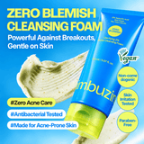 Numbuzin Zero Blemish Clarifying 2% Sulfur Cleansing Foam 150 ML | Korean Deep Cleansing Face Wash for Acne, Blemishes, Excess Oil & Clogged Pores | Oily & Acne-Prone Skin