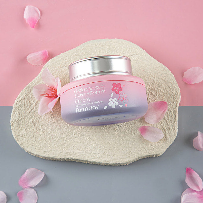 Farm Stay Hyaluronic Acid & Cherry Blossom Cream 55ML