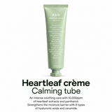 Abib Heartleaf Creme Calming Tube 75ML | Soothing Moisturizer for Sensitive & Dry Skin