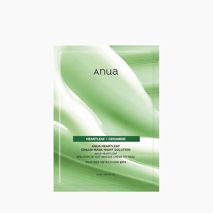 Anua Heartleaf + Ceramide Cream Mask Night Solution 25ML | Overnight Hydration