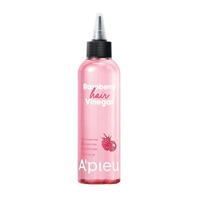 Healthy-looking shiny hair after hair vinegar