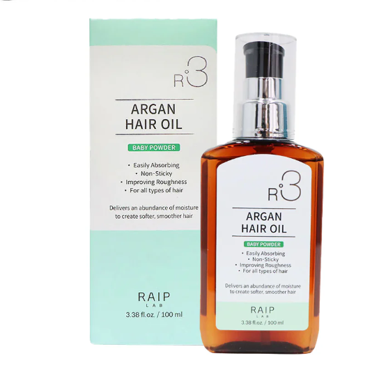 RAIP R3 Argan Hair Oil 100ML – Baby Powder