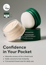 Benefits of AROMATICA Rosemary Dry Shampoo Powde