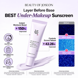 Beauty of Joseon Stay Fresh Tone Up Sunscreen SPF50+ Purple 50ML | Brightening Korean Face Sunscreen