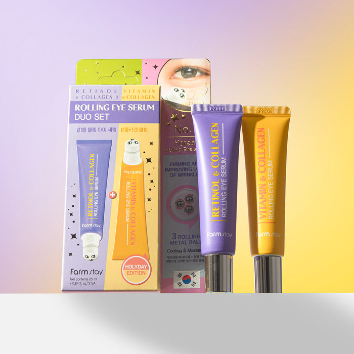 Farm Stay Rolling Eye Serum Duo Set