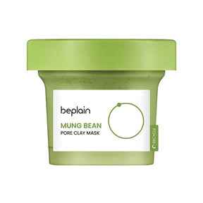 Beplain Mung Bean Pore Clay Mask 120ml front view deep cleansing clay mask jar