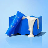 Beplain Sunmuse Moisture Sunscreen showing dewy hydrated skin finish after application