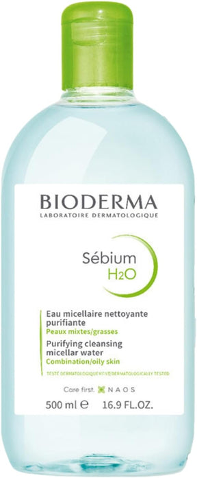 Bioderma Sebium H2O Micellar Water 500ml bottle