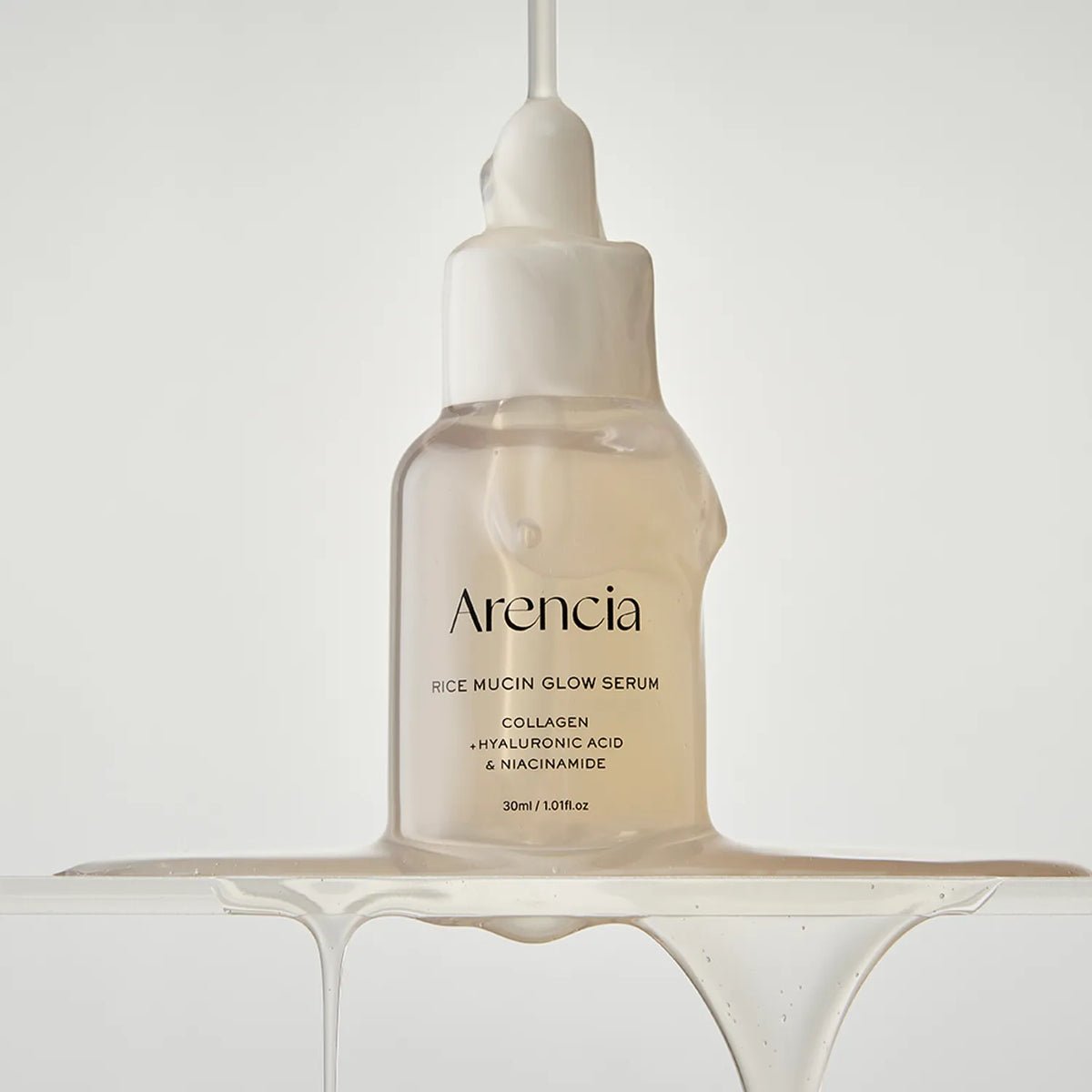 Arencia Rice Mucin Glow Serum + Hyaluronic Acid & Niacinamide