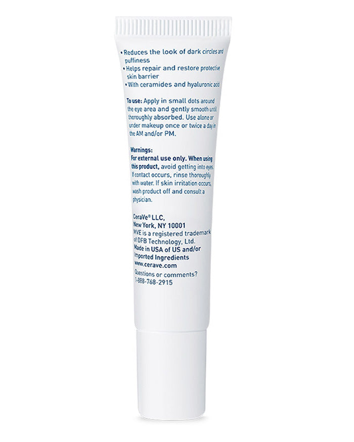 CeraVe Eye Repair Cream 14ml lightweight eye cream dermatologist recommended