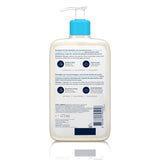 Back label of CeraVe SA Smoothing Cleanser 473ml showing ingredients and directions