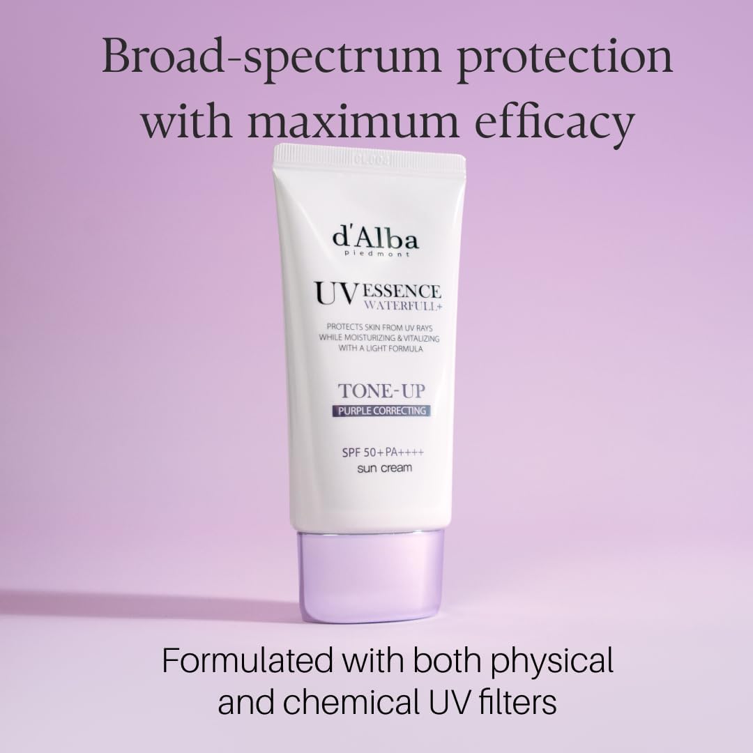d'Alba Waterfull Tone-Up Sunscreen SPF50+ PA++++ 50ML | Brightening Sunscreen