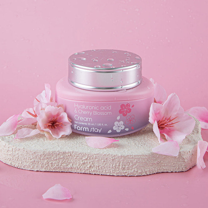 Farm Stay Hyaluronic Acid & Cherry Blossom Cream 55ML