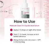 NINELESS Molecule Clear 5 Glycolic Acid Serum 30ML