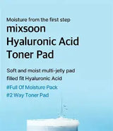 Mixsoon Hyaluronic Acid Toner Pad 180ml