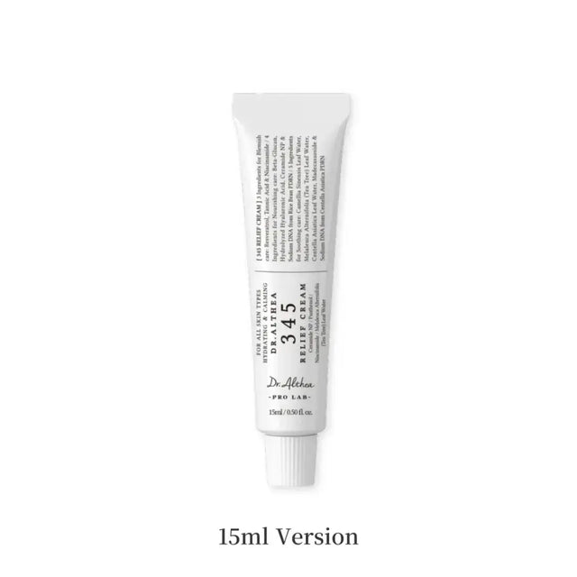 DR.ALTHEA 345 Relief Cream 15ml lightweight Korean moisturizer