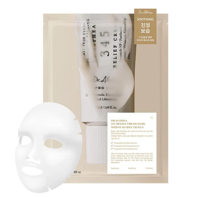 DR.ALTHEA 345 Relief Cream Mask 25g Korean hydrating sheet mask