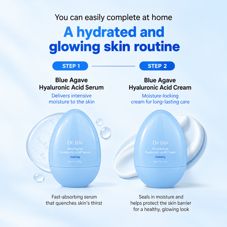 Dr.Bio Blue Agave Hyaluronic Acid Serum 50G | Hydrating Korean Serum for Plump & Dewy Skin