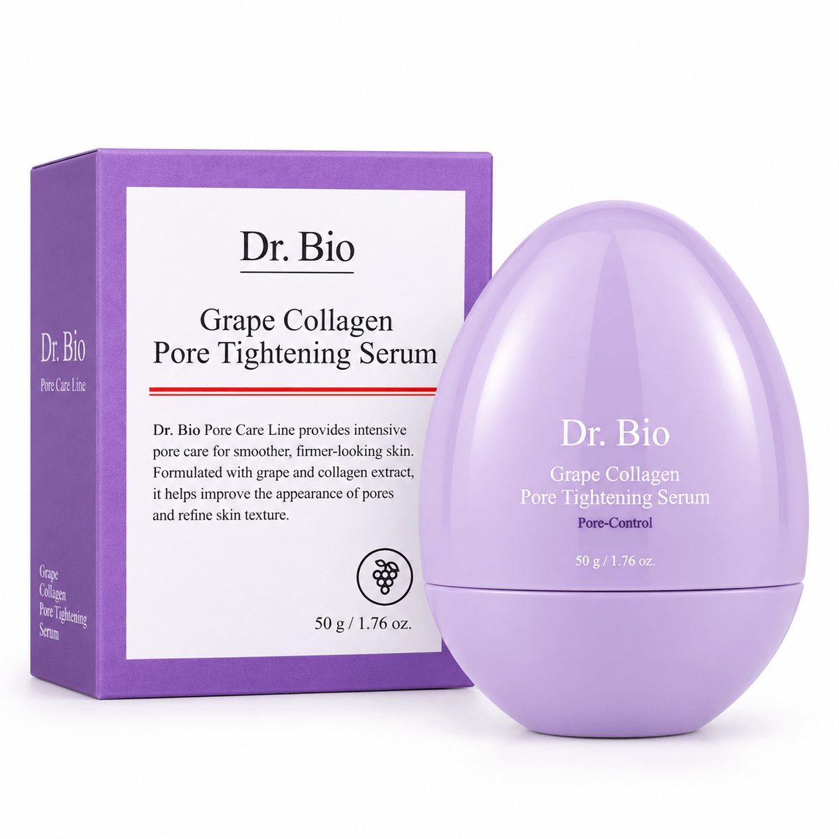 Dr.Bio Grape Collagen Pore Tightening Serum 50G | Firming & Pore Care Korean Serum