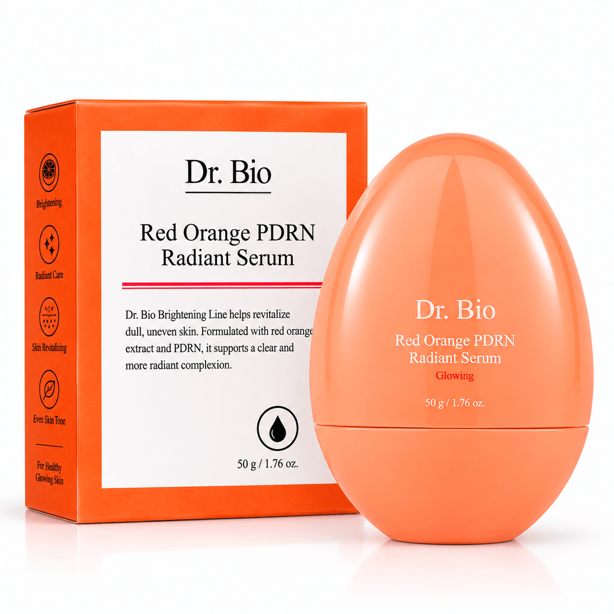 Dr.Bio Red Orange PDRN Radiant Serum 50G | Brightening & Hydrating Korean Face Serum