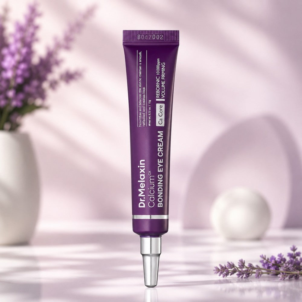 Dr.Melaxin Calcium Bonding Eye Cream with Peptides & Rebornic, Firming Eye Treatment for Wrinkles & Puffy Eyes, Elastin for Dark Circles & Hydrating Care, 0.51 fl.oz