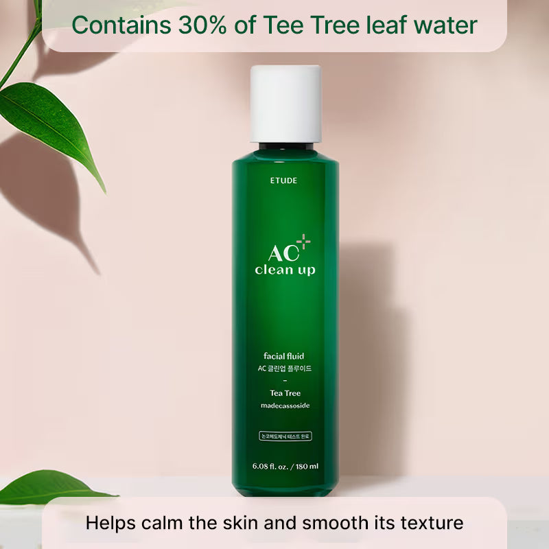 Etude AC Clean Up Facial Fluid 180ML