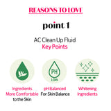 Etude AC Clean Up Facial Fluid 180ML