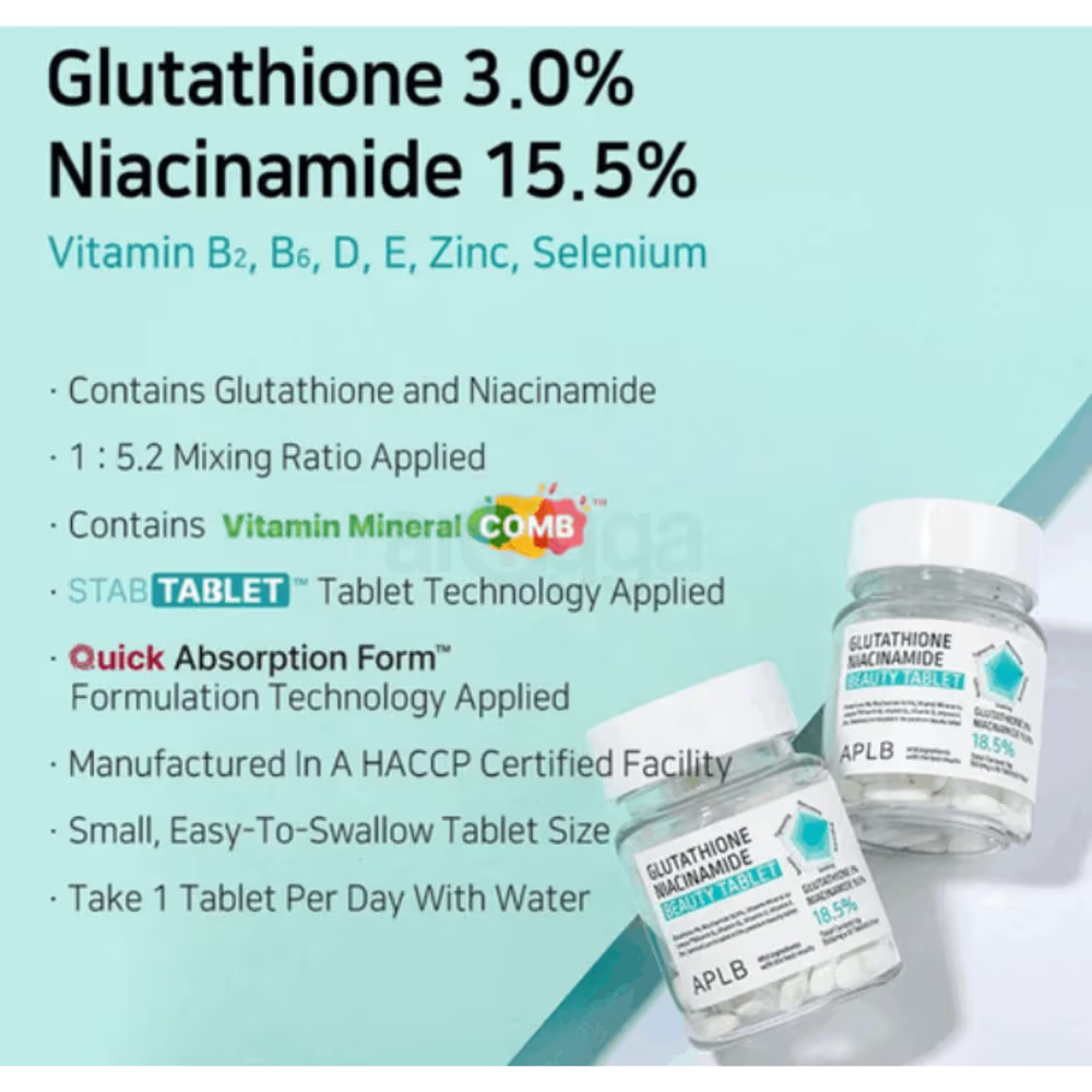 APLB Glutathione Niacinamide Beauty Tablet