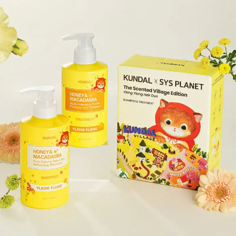 KUNDAL x SYS PLANET Shampoo & Treatment Set #The Scented Village Edition