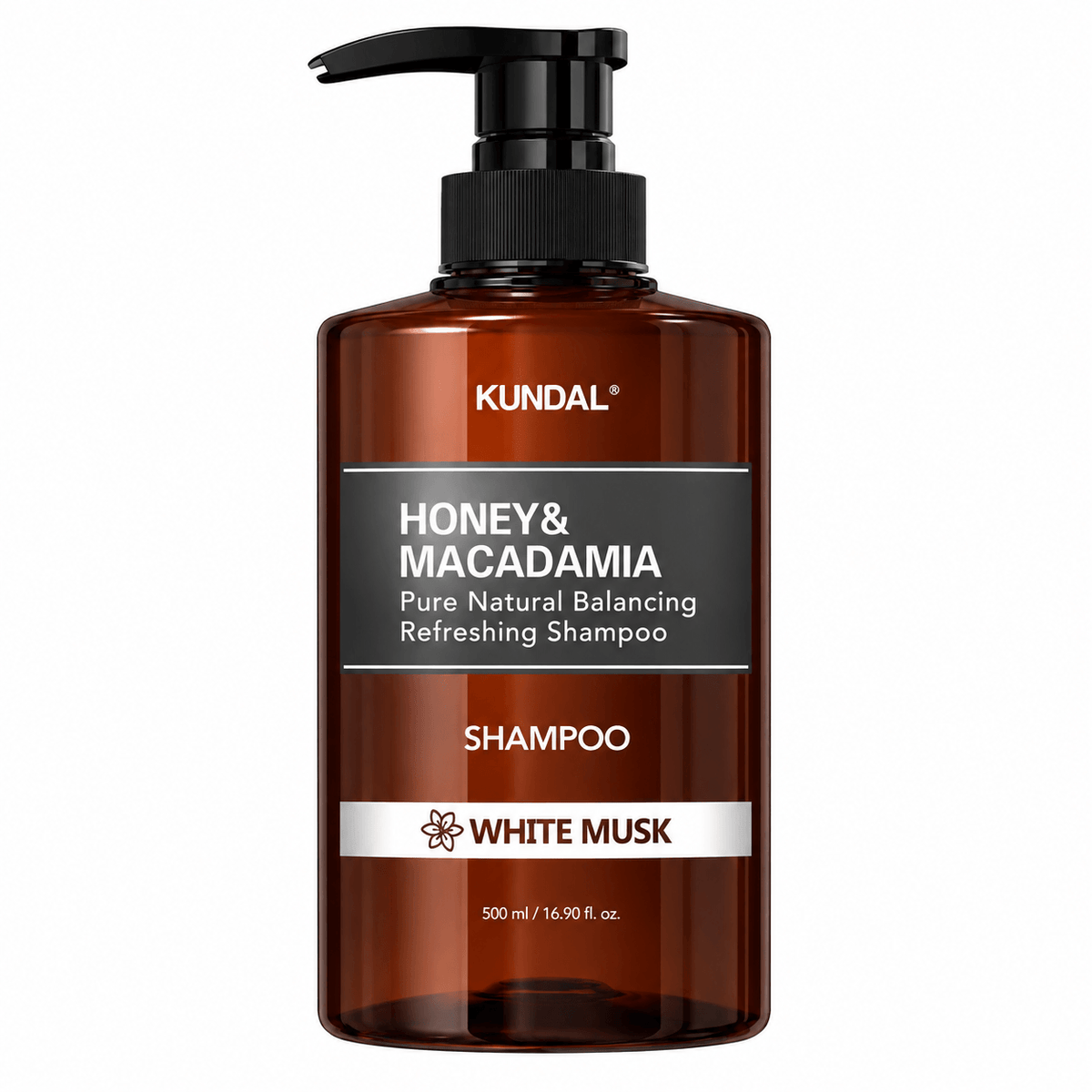 KUNDAL Honey & Macadamia Shampoo White Musk 500ML