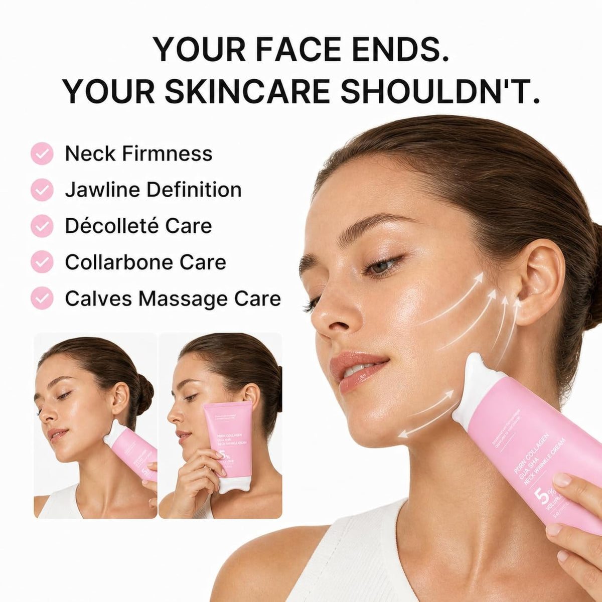 Medicube PDRN Collagen Gua Sha Neck Cream