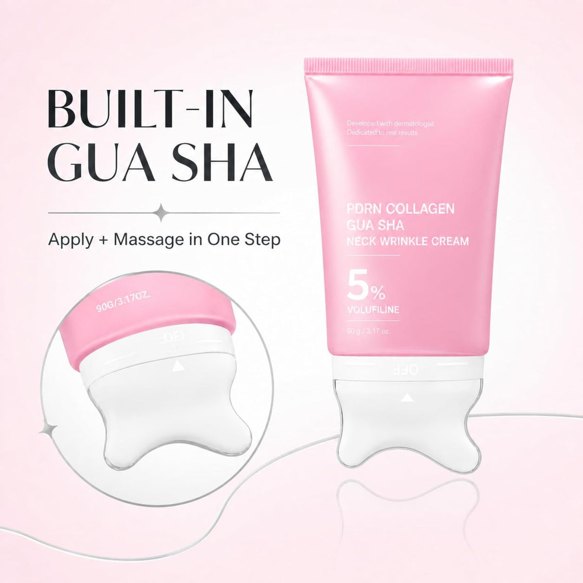 Medicube PDRN Collagen Gua Sha Neck Cream