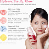 Medicube PDRN Pink Collagen Bubble Serum  95ML | Bubble-to-Glow Firming Serum
