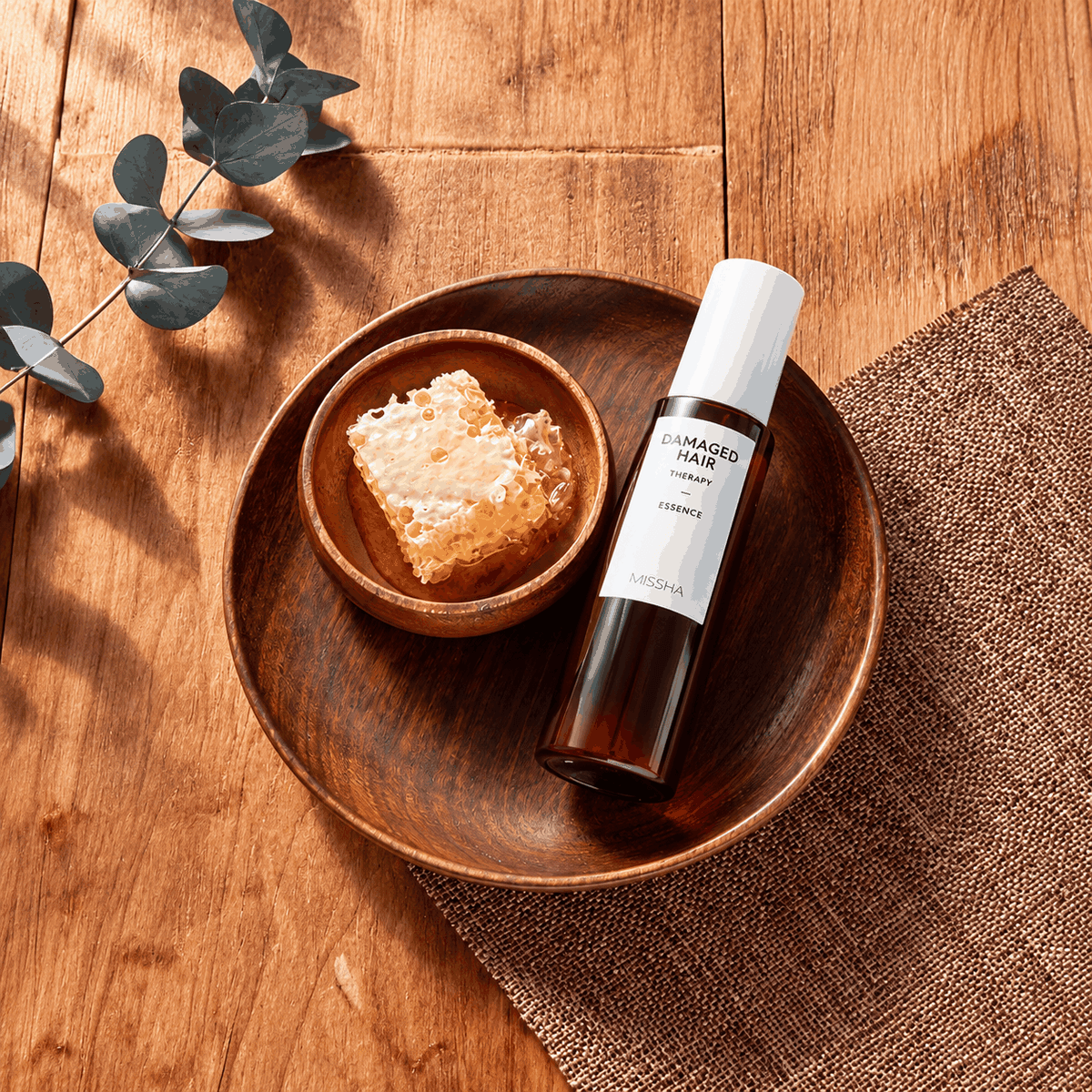 MISSHA Damaged Hair Therapy Essence 100 ML | Korean Nourishing & Repairing Hair Essence for Dry, Damaged & Frizzy Hair