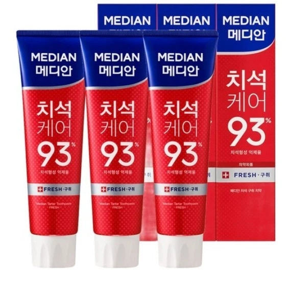 Median Dental IQ Tartar Care 93% Toothpaste Max Fresh Red 120g